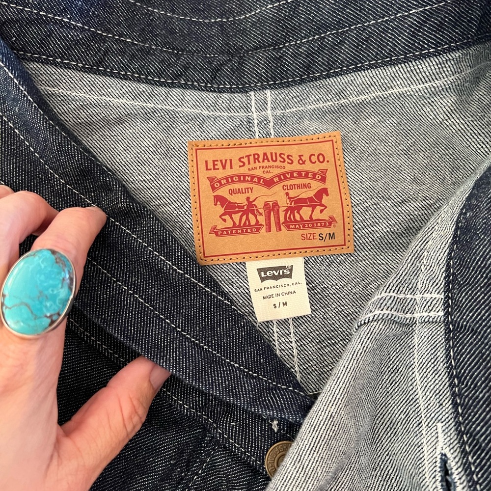 NWT Levi's Upside-Downable Trucker Jacket S/M